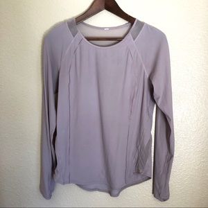 Lululemon Long Sleeve Running Top w/ mesh